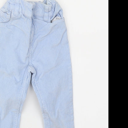 Close-up detail of DENIM&CO girls’ black skinny jeans, size 5-6, years