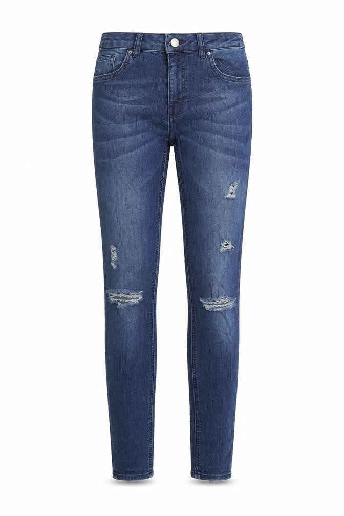 H&M Womens Blue  Denim Skinny Jeans Size 10 L30.5 in