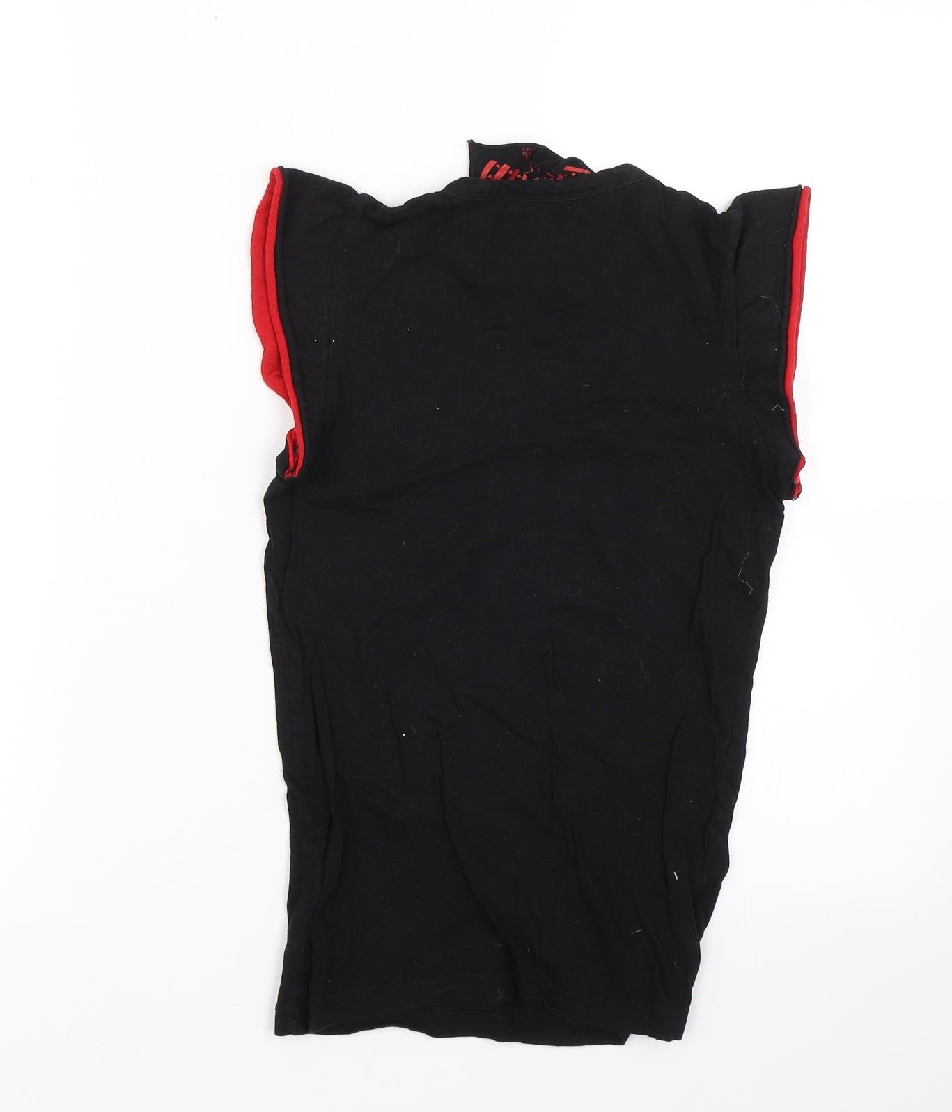 YD Girls Black   Basic T-Shirt Size 9-10 Years  - Tiger