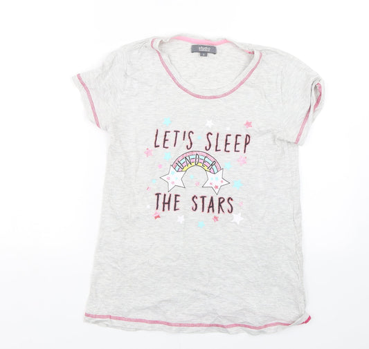 Studio Sleepover Girls Grey   Top Pyjama Top Size S