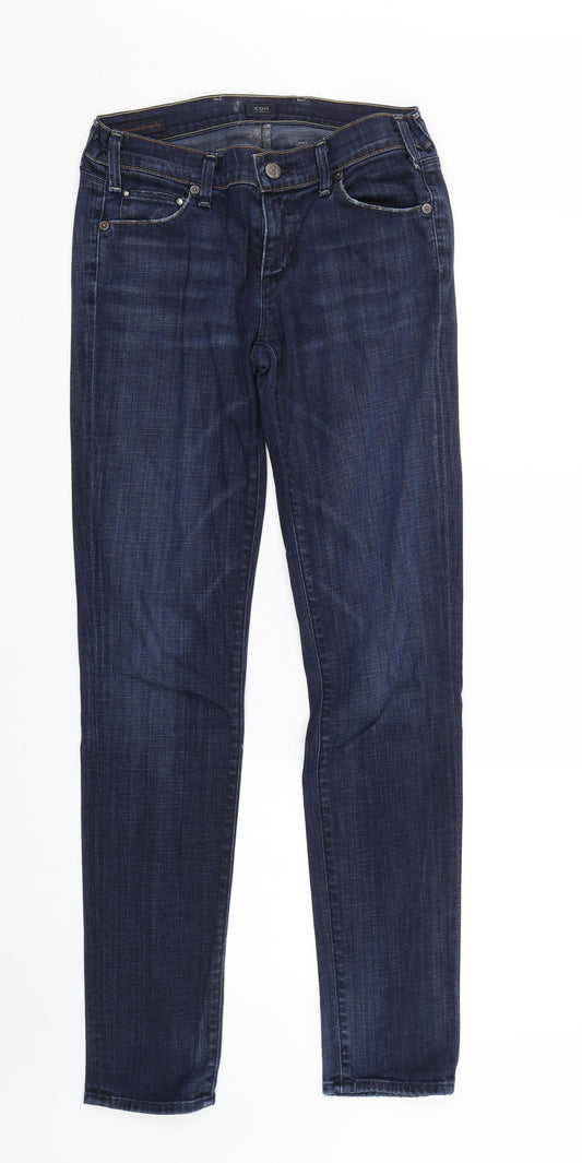 Jerome Dahan Womens Blue  Denim Skinny Jeans Size 28 L31 in