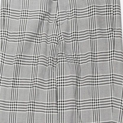 Preworn Womens Black Check  Trousers  Size 34 in L29 in