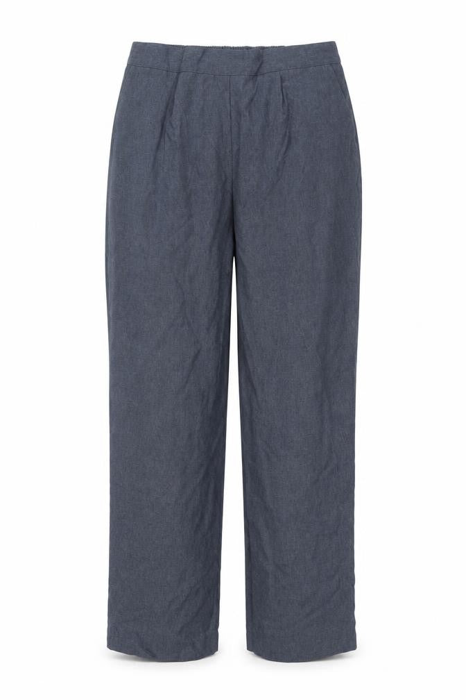 Bonmarché Womens Blue Trousers Size 14 L27 in