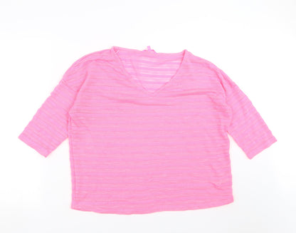 Next Womens Pink   Pullover Jumper Size 12
