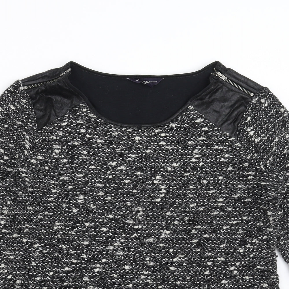 Marks and Spencer Womens Black   Pullover Jumper Size 12