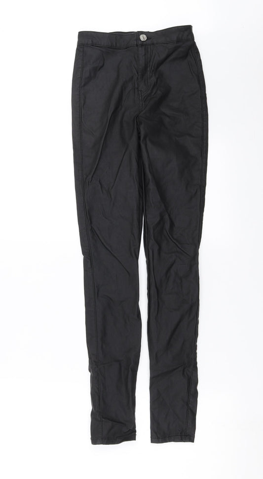 Missguided Womens Black   Trousers  Size 8 L28 in