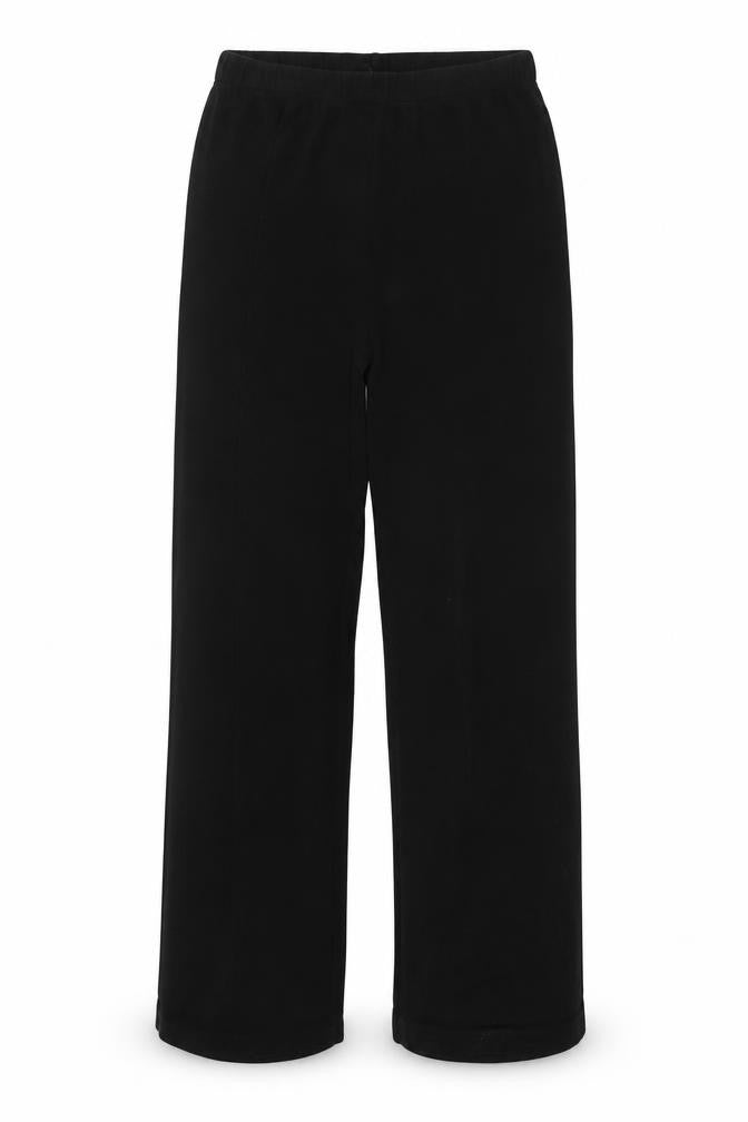 Stephan Womens Black   Trousers  Size L L25 in