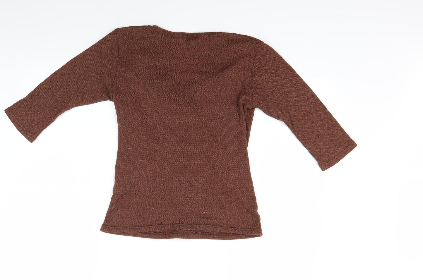 Maf Womens Brown   Pullover Sweatshirt Size S