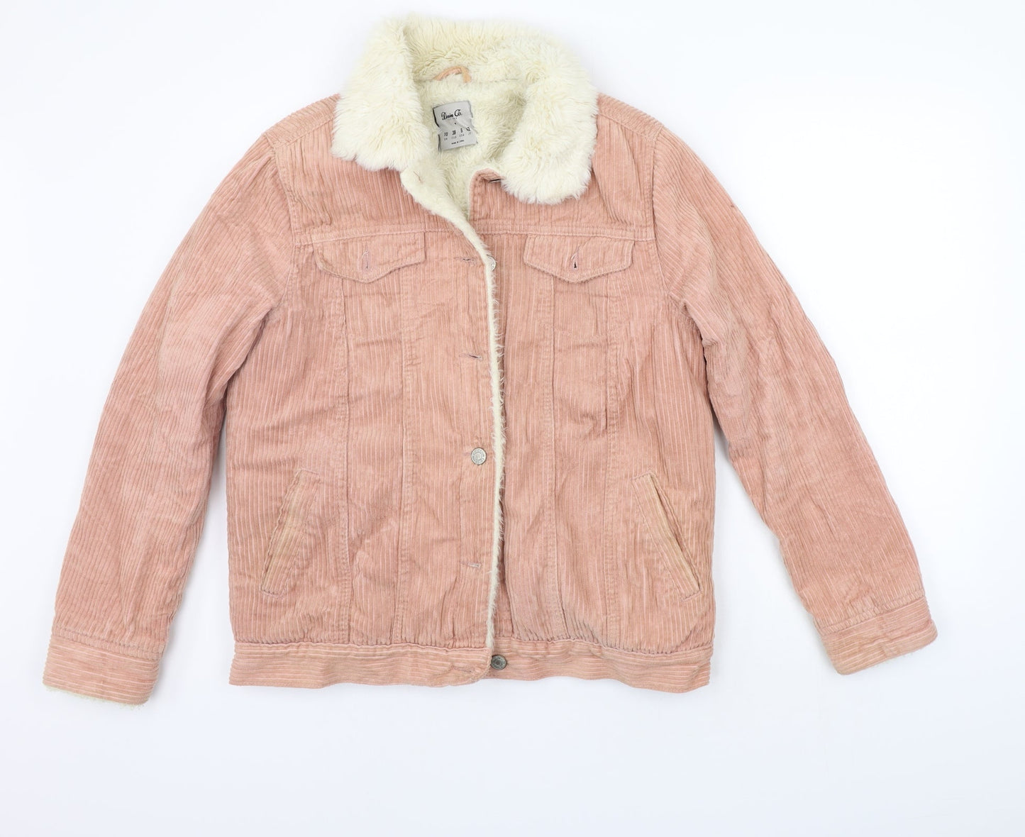 deniem co Womens Pink   Jacket Coat Size 10