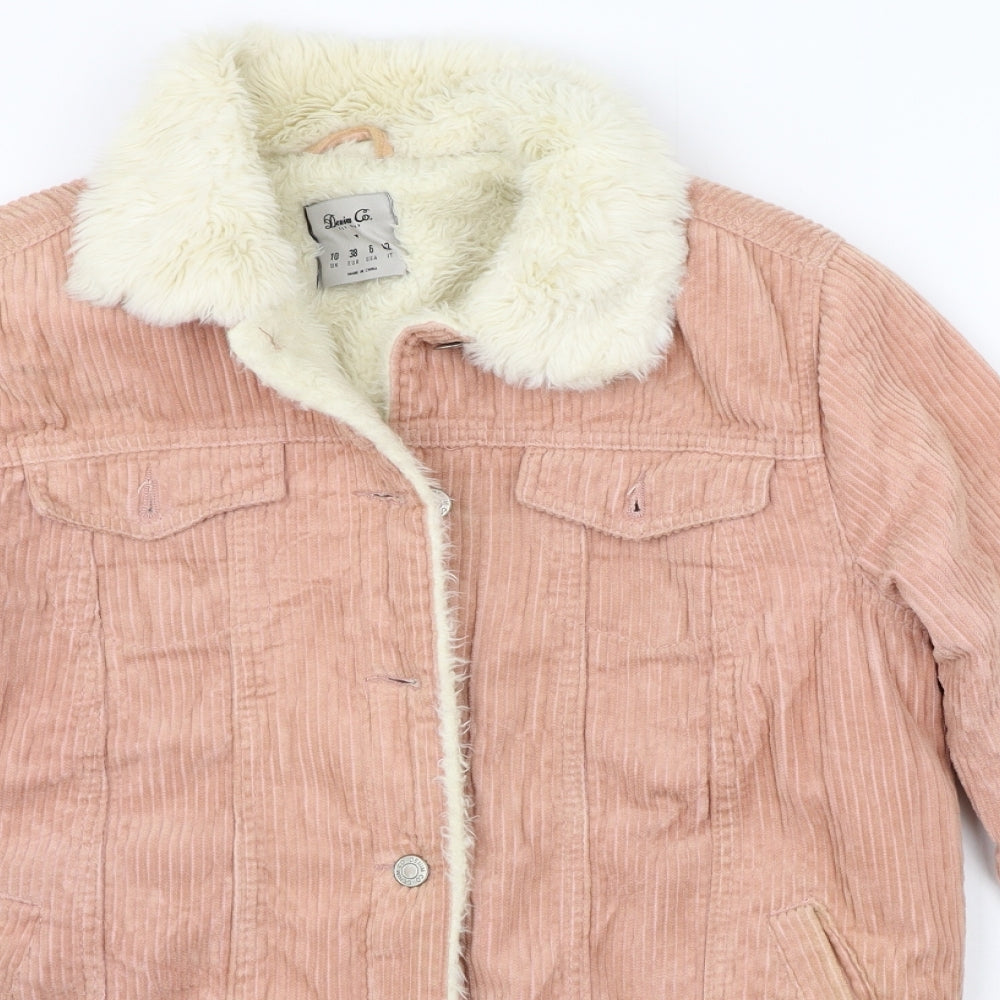 deniem co Womens Pink   Jacket Coat Size 10