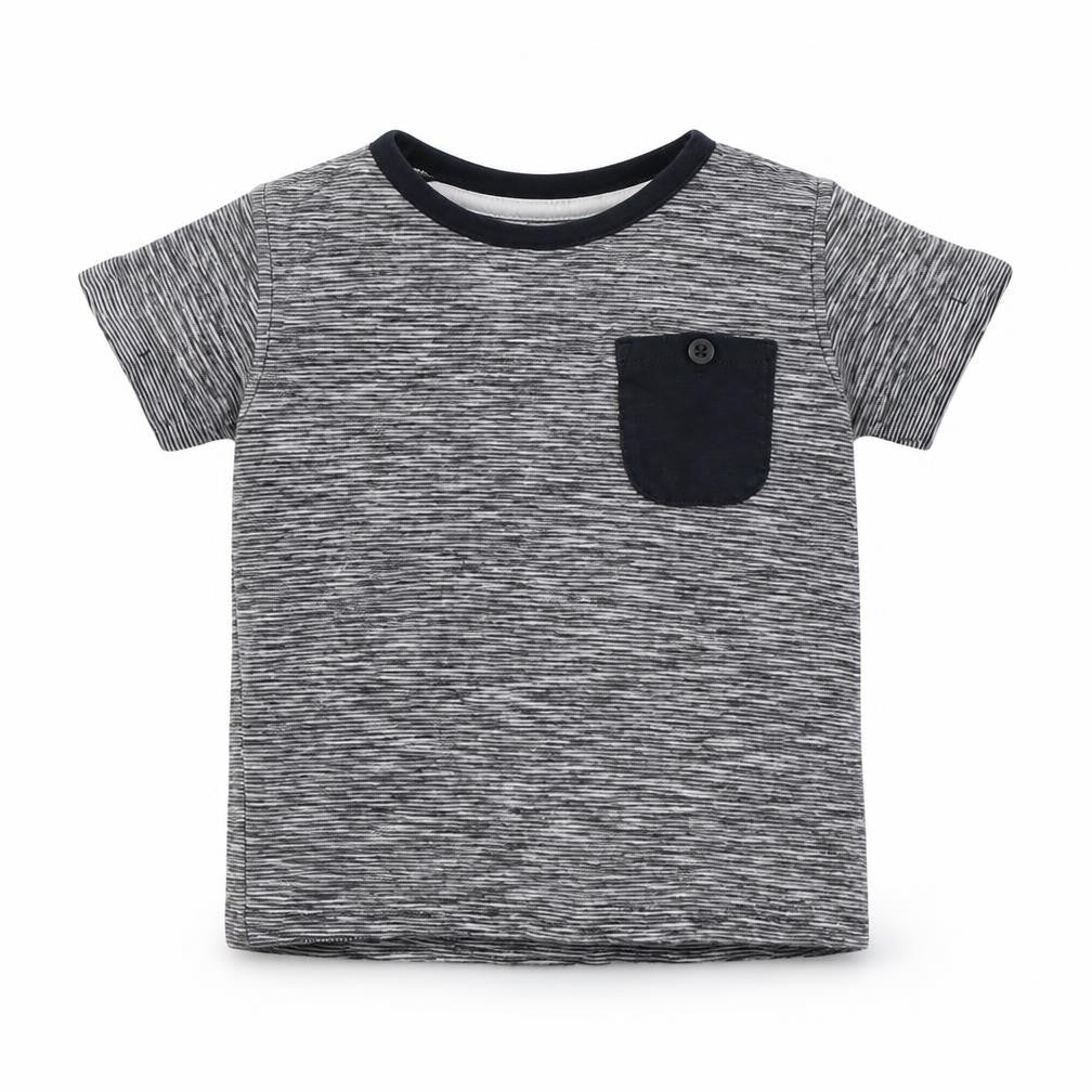 George Boys White Striped  Basic Polo Size 2-3 Years