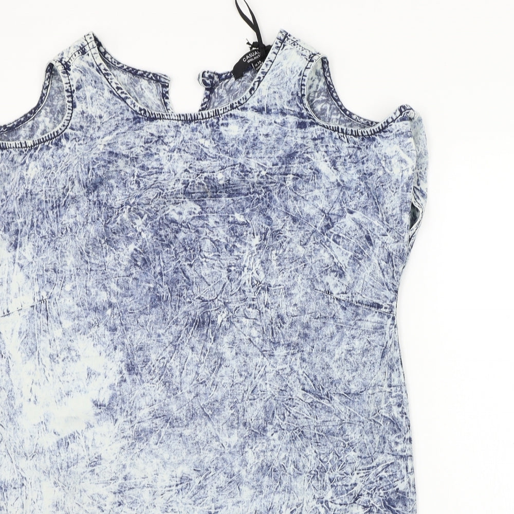 Select Womens Blue   A-Line  Size 14