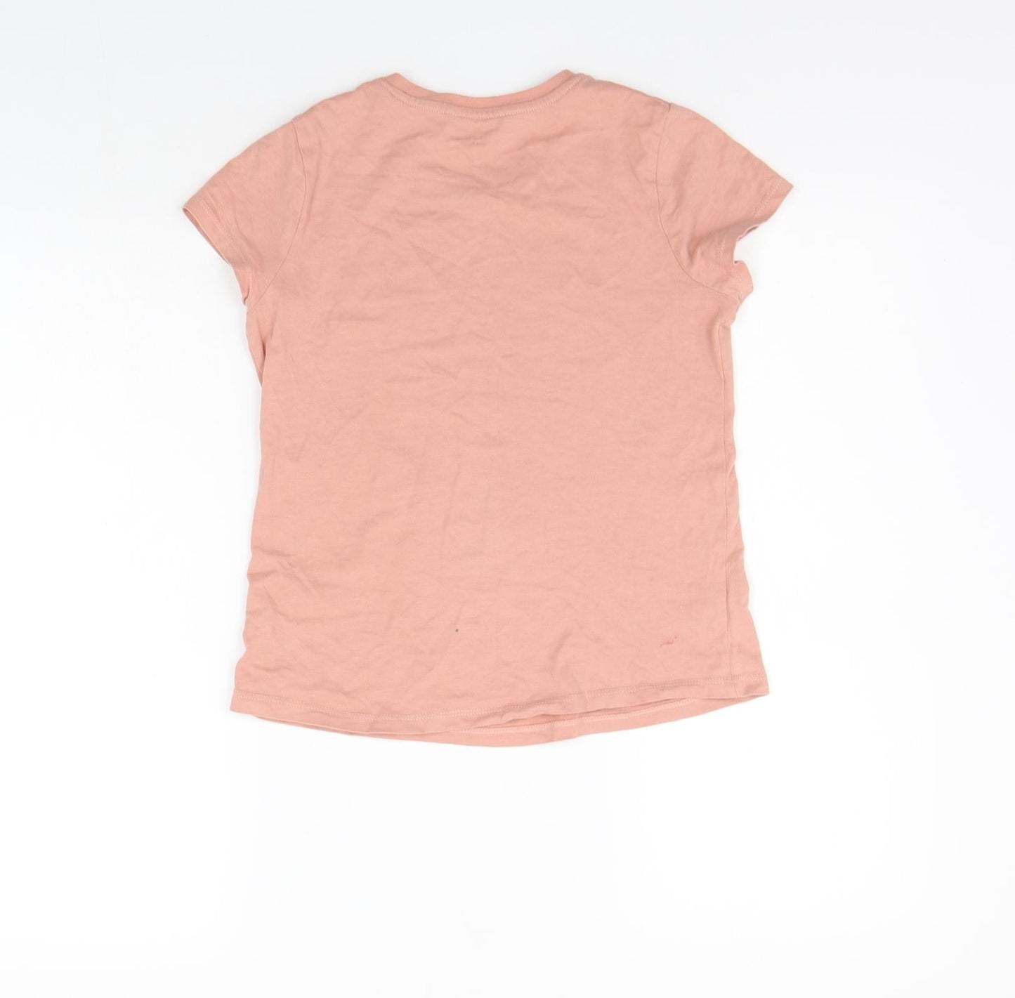 George Girls Beige   Basic T-Shirt Size 10-11 Years