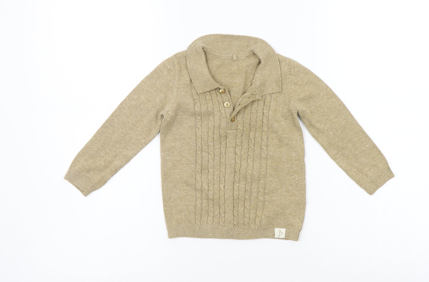 billie Girls Beige   Basic T-Shirt Size 9-12 Months