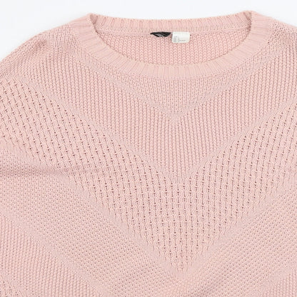 H&M  Womens Pink   Pullover Jumper Size L