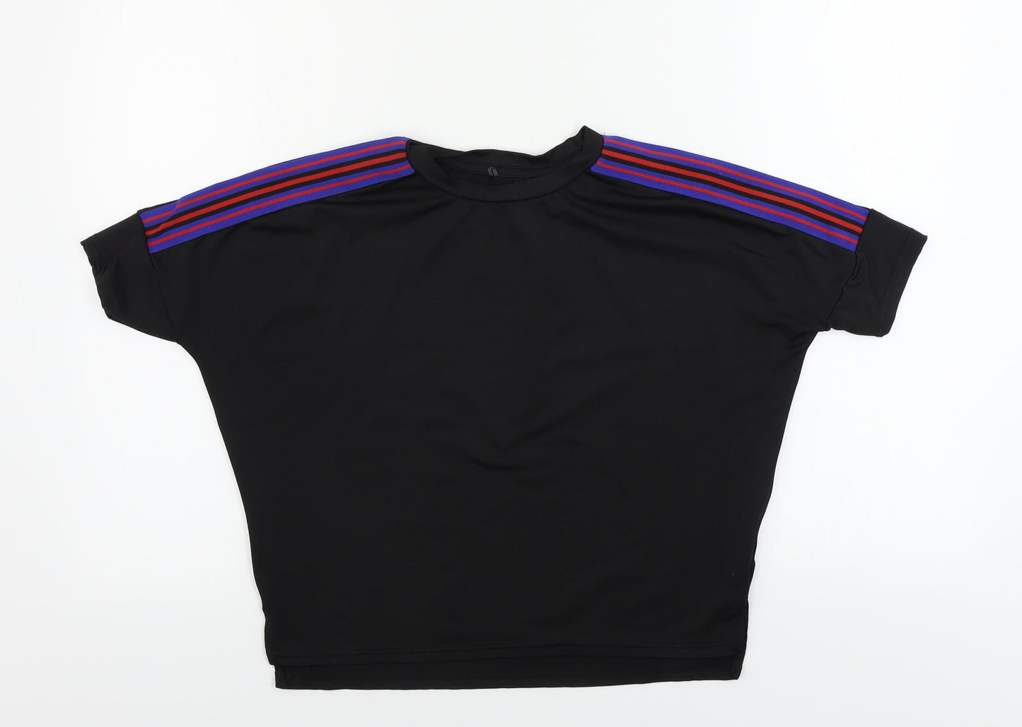 WORKOUT     Womens Black   Basic T-Shirt Size 6
