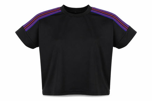 WorkOut     Womens Black   Basic T-Shirt Size 6