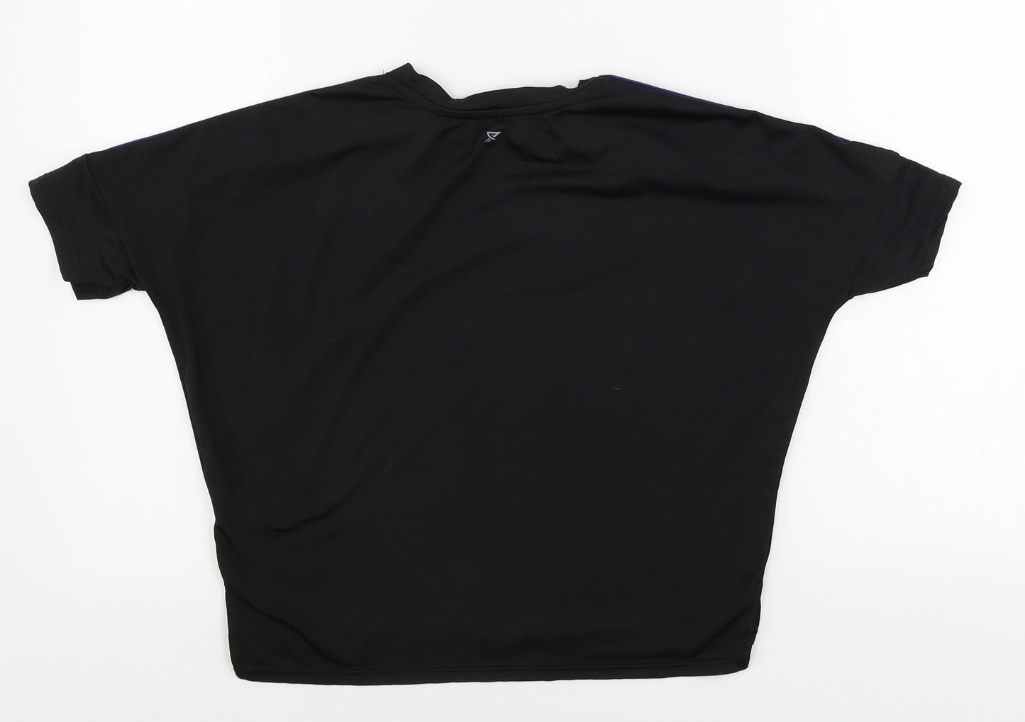 WORKOUT     Womens Black   Basic T-Shirt Size 6