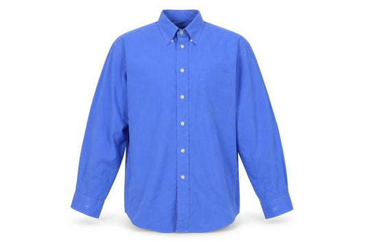 Cedarwood State Mens Blue Button-Up Size 15