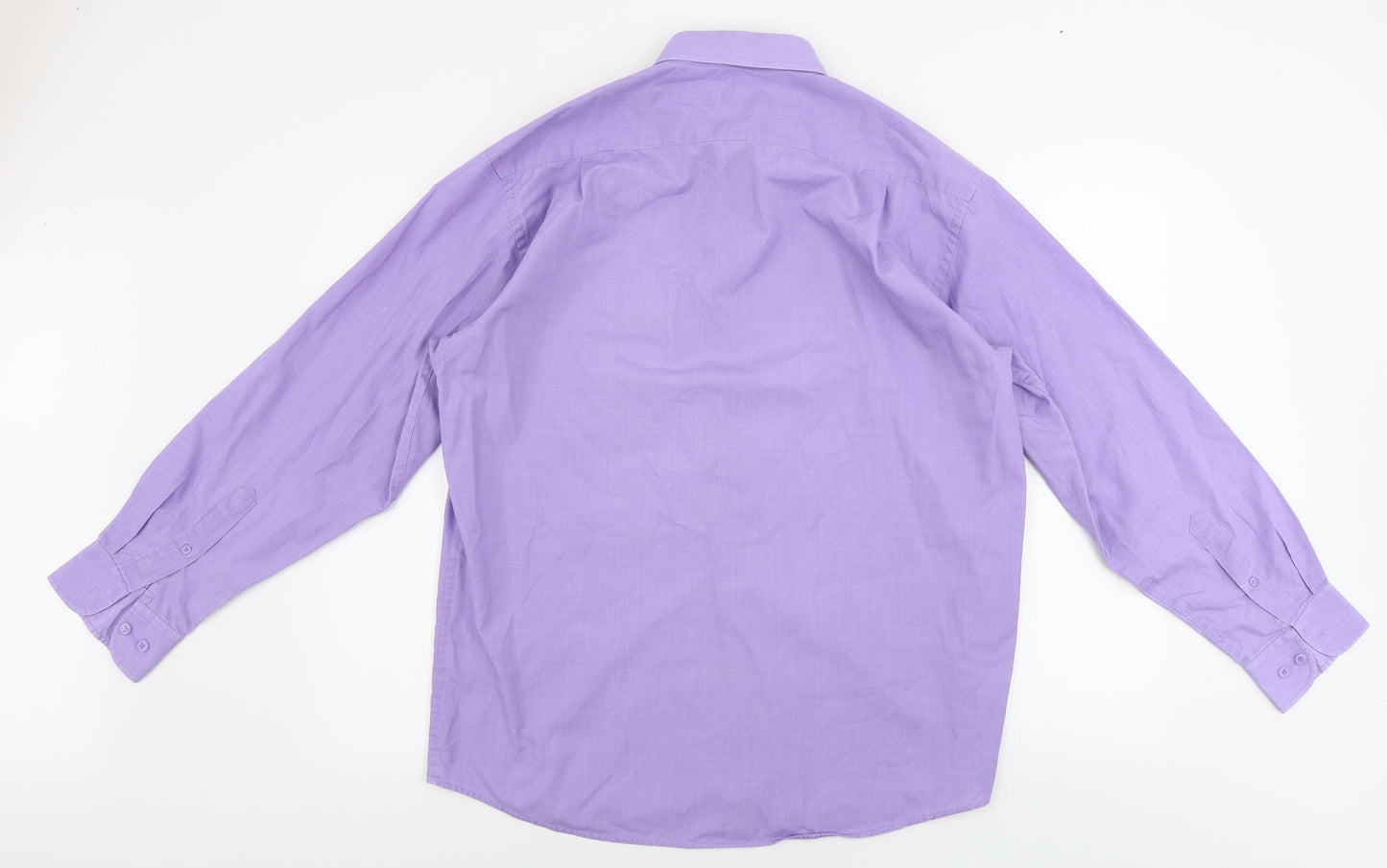 Essentials  Mens Purple    Button-Up Size 16