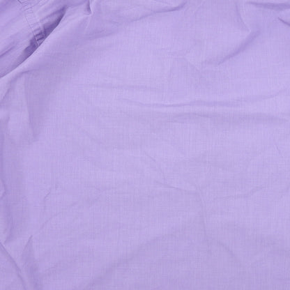 Essentials  Mens Purple    Button-Up Size 16