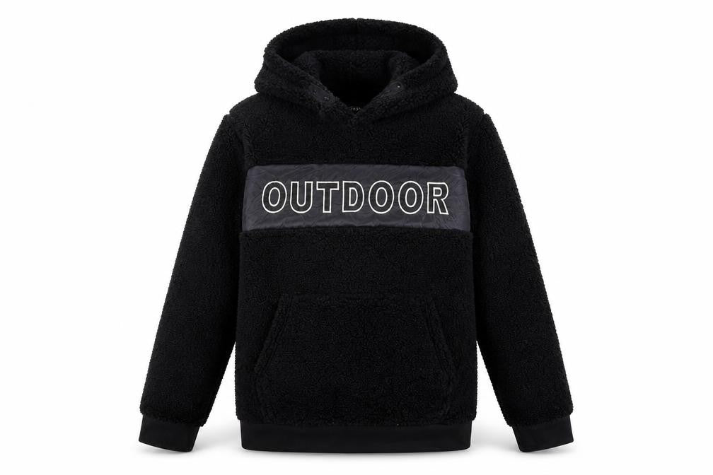 Crane Girls Black   Pullover Hoodie Size 14-15 Years