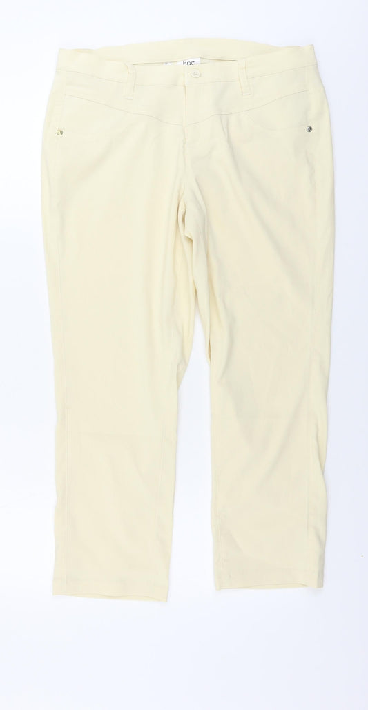 BPC    Womens Ivory   Trousers  Size 16 L23 in
