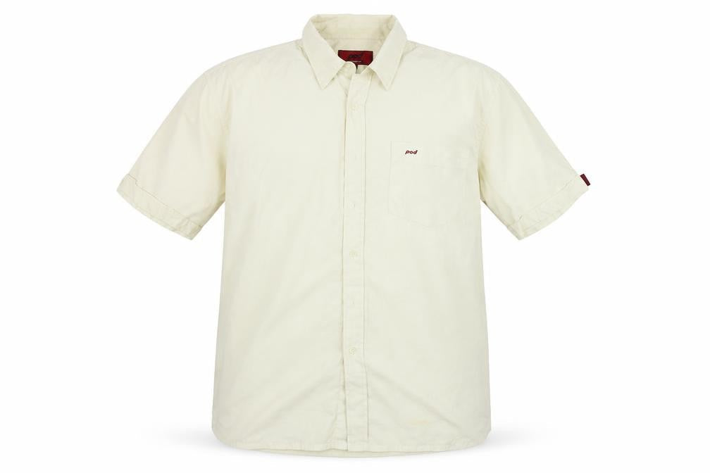 Pod Mens Beige    Button-Up Size XL