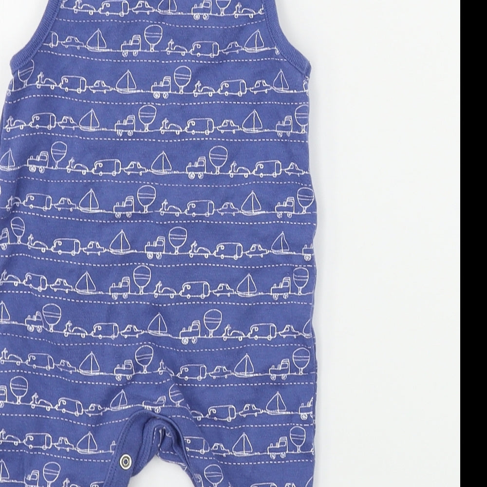 Mini Club Boys Blue   Babygrow One-Piece Size 0-3 Months