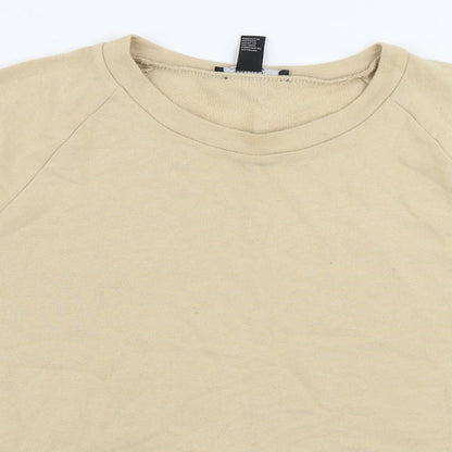 Preloved FOREVER 21 Womens Beige   Pullover Jumper Size M - Detail