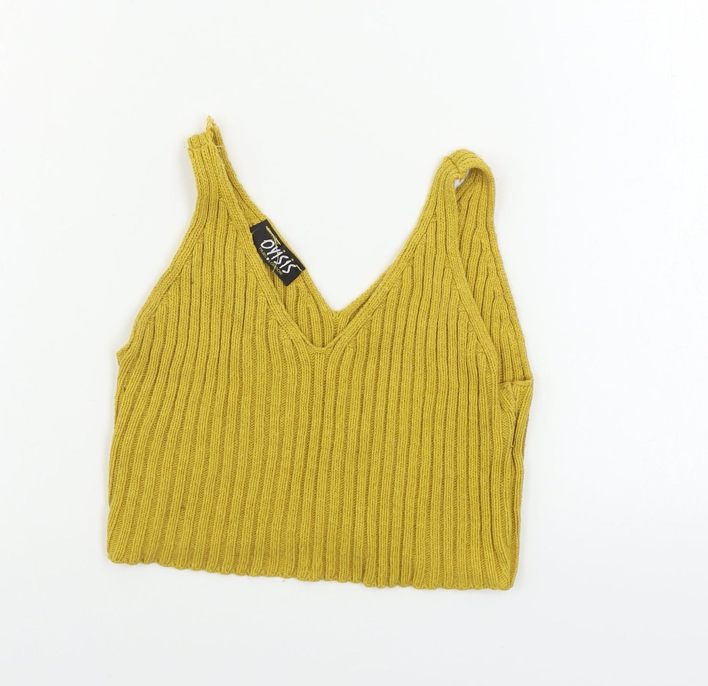 Oyisis  Womens Yellow   Basic Tank Size M