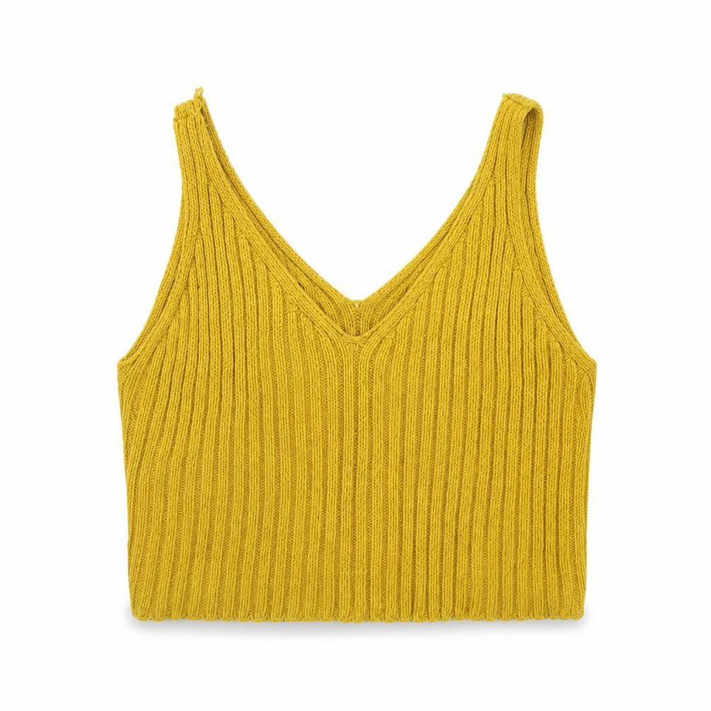 Oyisis  Womens Yellow   Basic Tank Size M