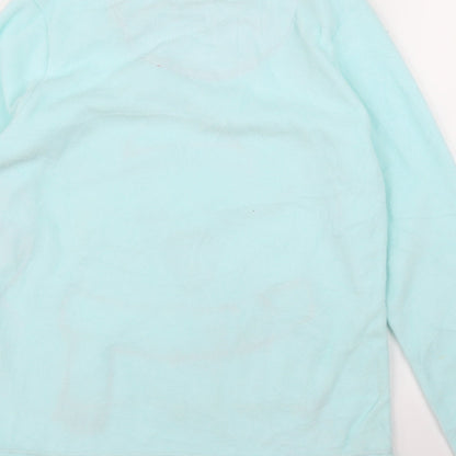 Tu Womens Blue Solid  Top Pyjama Top Size 8