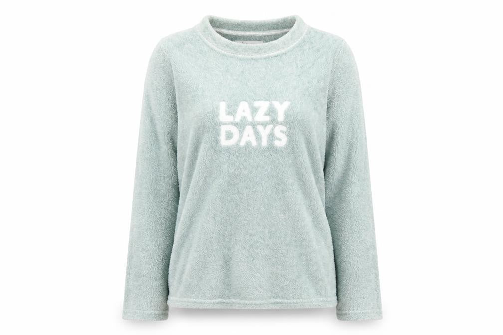 Primark Womens Green Solid  Top Pyjama Top Size XS