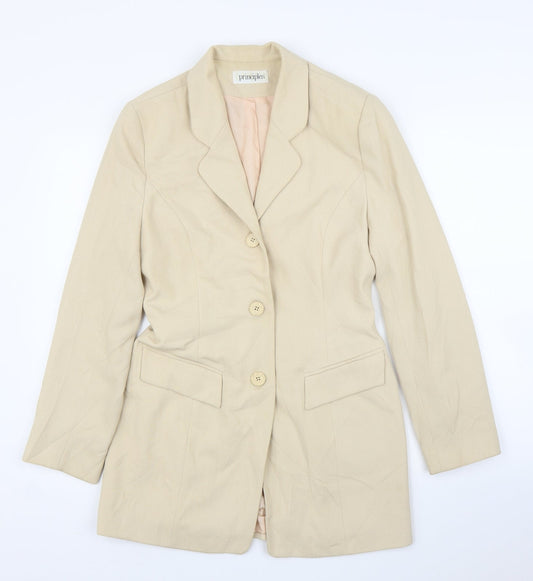 Principles Womens Beige   Cardigan Jumper Size 10