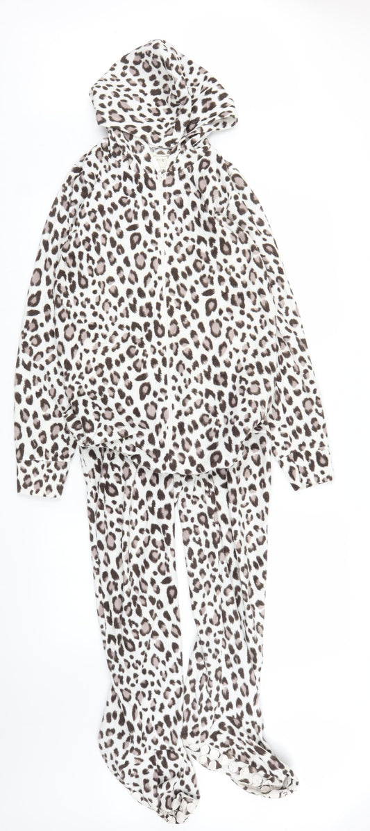 New Look Womens Beige Animal Print  Capri One Piece Size S  - Leopard print
