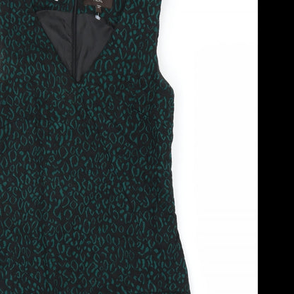 Next Womens Green   A-Line  Size 10  - Leopard print