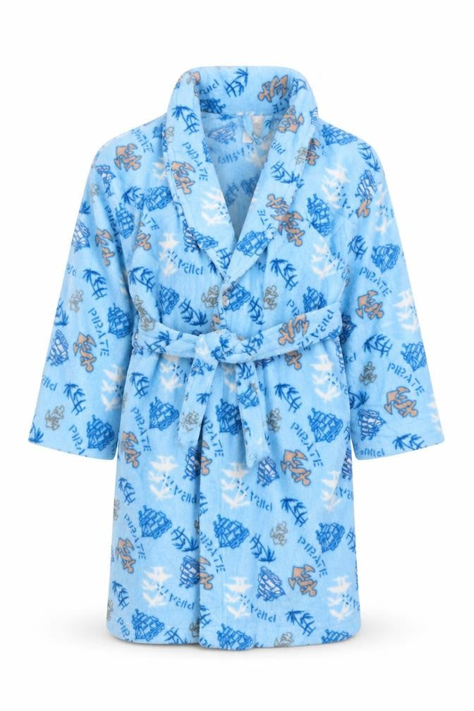 Primark Boys Blue Solid   Robe Size 5 Years