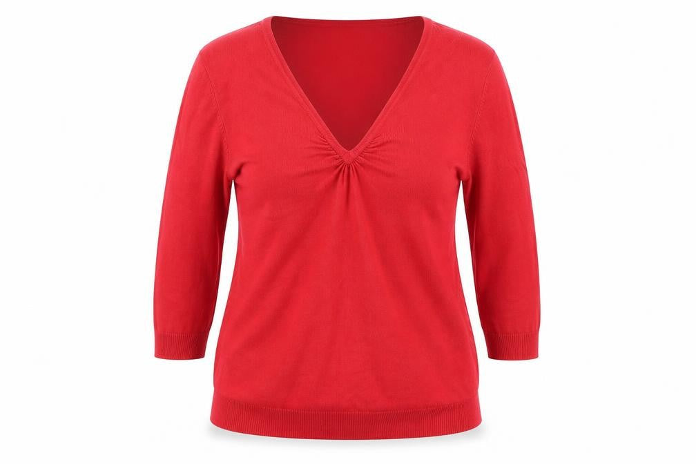 Marks & Spencer Womens Red   Pullover Jumper Size 12