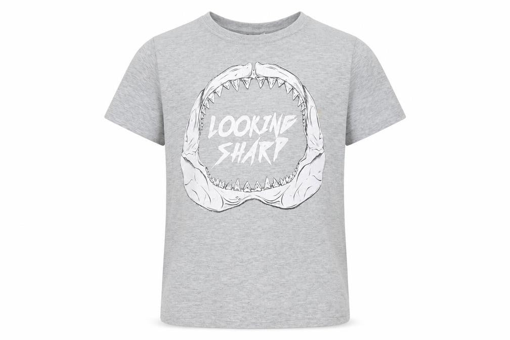 Urban Outlaws Boys Grey   Basic T-Shirt Size 7-8 Years  - Looking Sharp