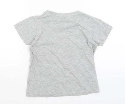 Urban Outlaws Boys Grey   Basic T-Shirt Size 7-8 Years  - Looking Sharp