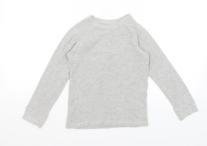 Tu Boys Grey   Pullover Jumper Size 8 Years