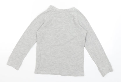 Tu Boys Grey   Pullover Jumper Size 8 Years