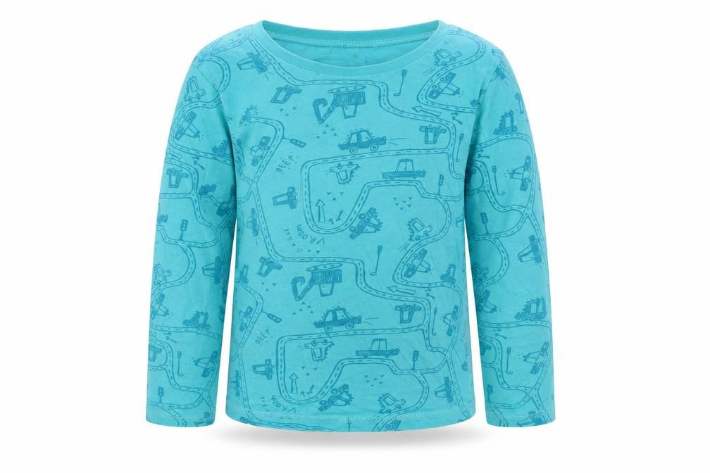 George Boys Blue   Basic T-Shirt Size 6-7 Years  - Vehicles