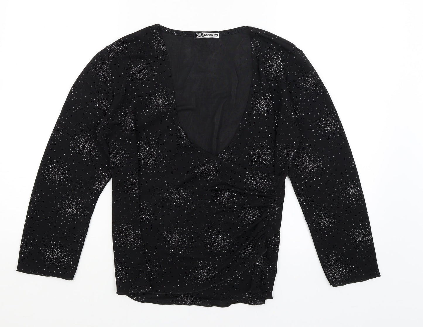 Future Force Womens Black   Basic Blouse Size 12