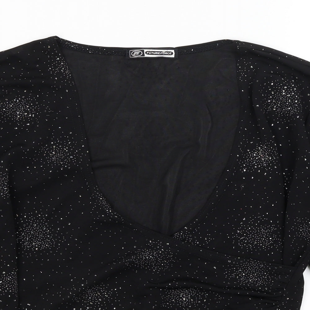 Future Force Womens Black   Basic Blouse Size 12
