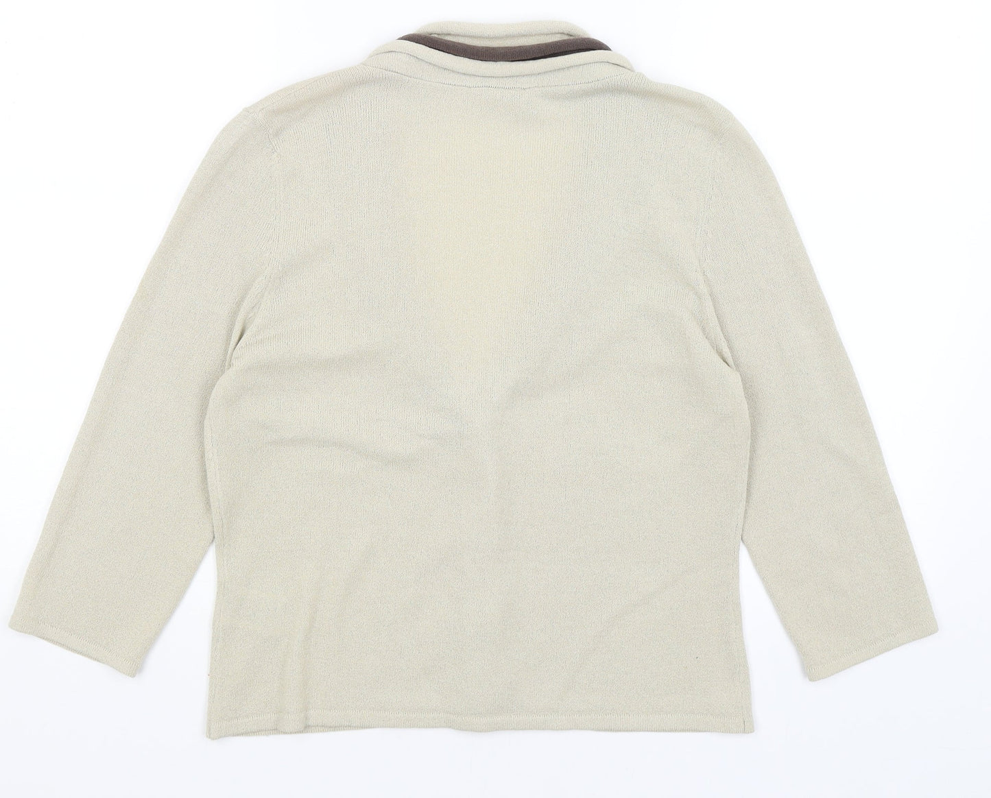 Minuet Womens Beige   Cardigan Jumper Size 12