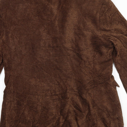 Marks & Spencer Womens Brown   Gilet Jacket Size 10
