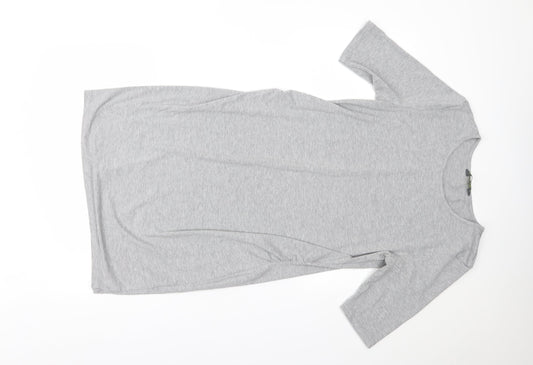 EAC Womens Grey   T-Shirt Dress  Size 14