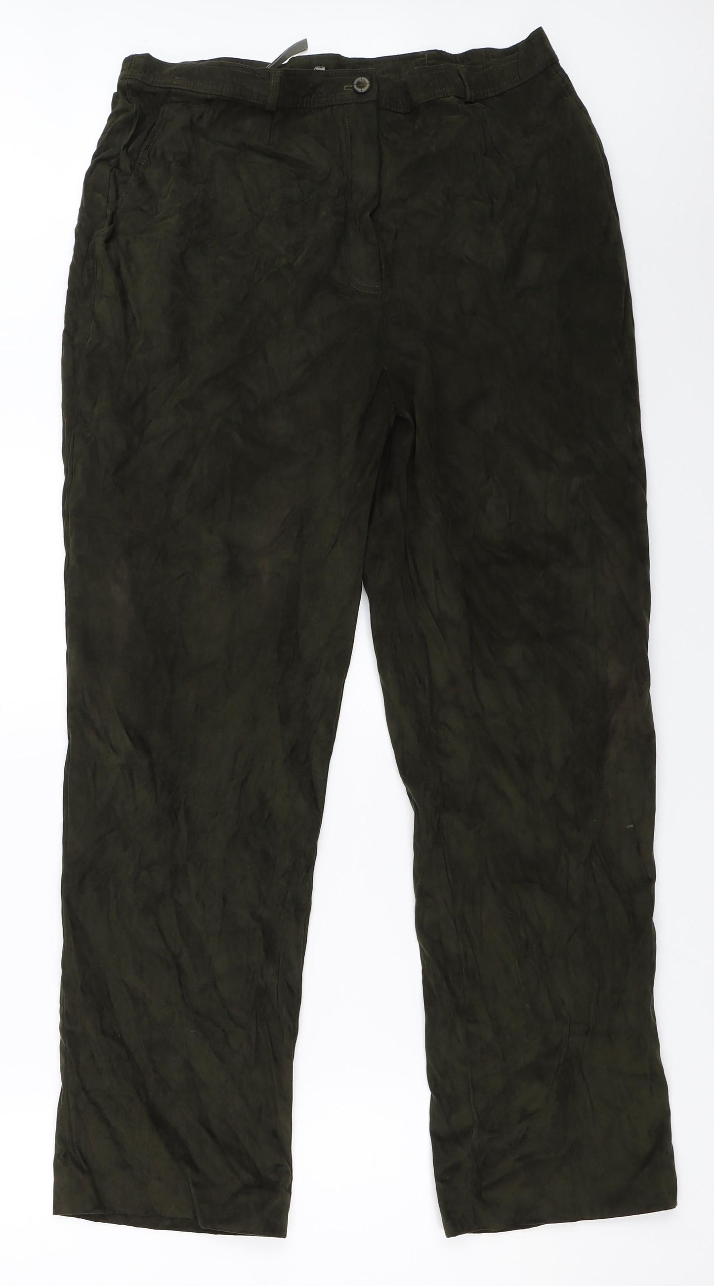 Gelco Womens Green   Trousers  Size 18 L29 in